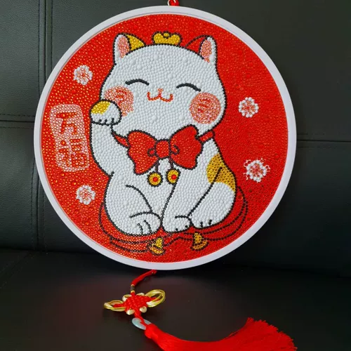 Бесплатная монтажная коробка с перекрестной коробкой хрустальная живопись с бриллиантами круглый образец.