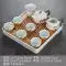 Bộ trà Kung Fu bằng gốm sứ phong cách Nhật Bản tại nhà bộ nhỏ ký túc xá di động pha trà với khay trà bàn trà bàn cà phê gói tất cả trong một Phụ kiện bàn trà