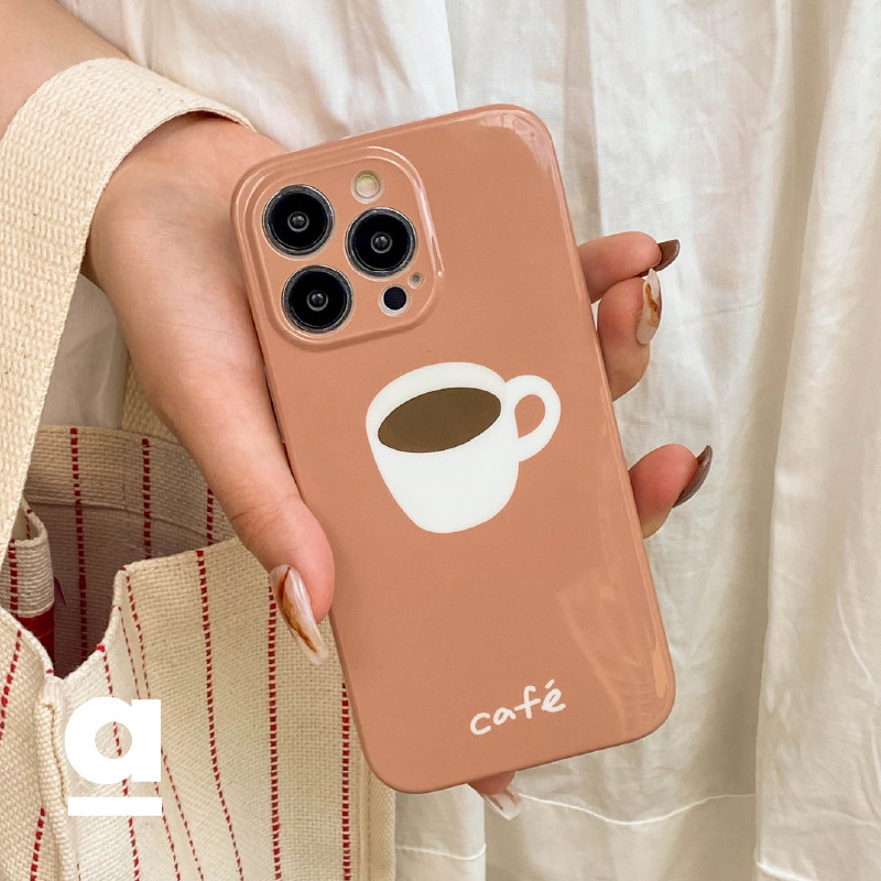 Apple, genuine coffee cute compatible phone case, iPhone13 Pro, iphone