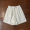 White elastic waist linen (shorts)