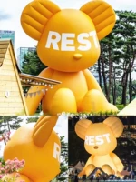 3-метровый сиденье медведь + вентилятор