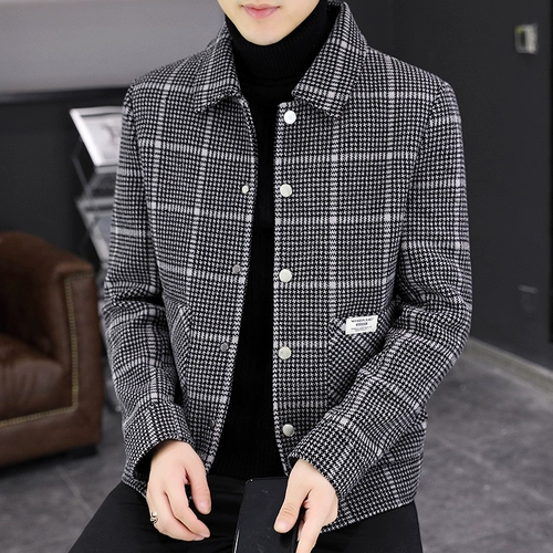 Демисезонная куртка, зимнее шерстяное пальто, плащ, в корейском стиле, коллекция 2022