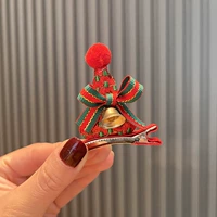 Красная заколка для волос