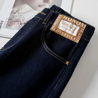 Штаны, демисезонные джинсы, леггинсы, коллекция 2023, свободный прямой крой