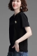 A53 Black Little Daisy T -Fish Женский короткий рукав