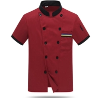 Красный, короткий рукав