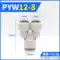 Đầu nối nhanh khí nén Airtac APU thẳng qua APG APE đường kính thay đổi APY phích cắm nhanh khí quản ba chiều 4 6 8 10 đầu nối hơi máy nén khí đầu nối ống khí Đầu nối khí nén