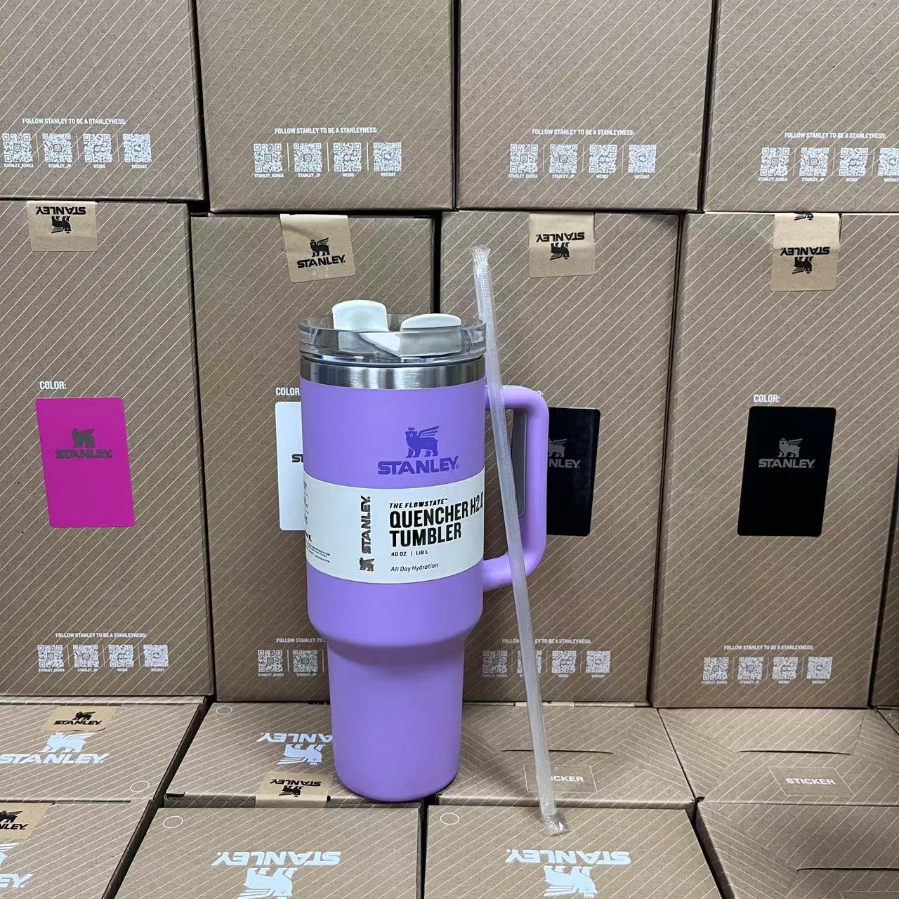 浅紫色透明盖子1.18L