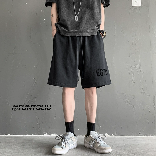 Баскетбольные спортивные летние шорты, штаны для отдыха, в американском стиле, оверсайз