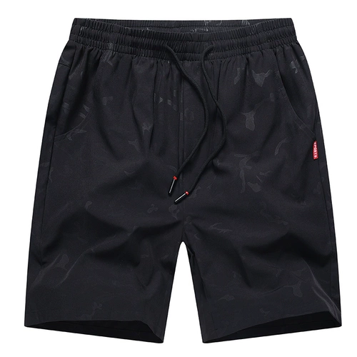 Шорты, шелковые быстросохнущие спортивные штаны для отдыха, большой размер, свободный крой