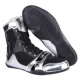 Профессиональная боксерская обувь серебряная черная