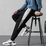 Мужские штаны, трендовые осенние универсальные спортивные повседневные брюки, в корейском стиле, коллекция 2021, свободный крой