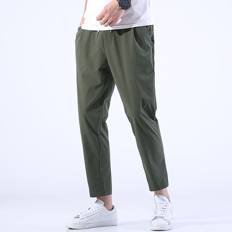 Buy Pants men's spring and summer trend 2021 New Arrival casual small ...