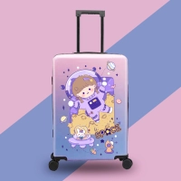 Аэрокосмическая девушка [градиент фиолетовый]