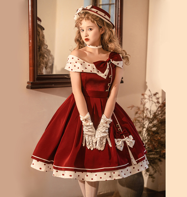 taobao agent Elegant retro doll house, genuine dress, American style, Lolita style, Lolita Jsk