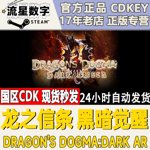 Steam искренний национальный район ключевой дракон Creed: Dark Awakening Dragon's Dogma: Dark AR