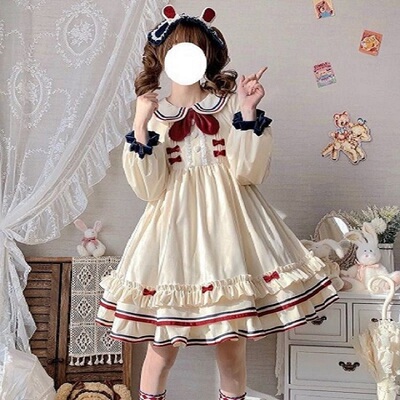 taobao agent Spot Lolita skirt original design lolita autumn and winter embroidery sweet rabbit ice cream cute 呲 sweet