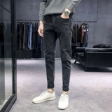 Летние джинсы, тонкие трендовые штаны для отдыха, в корейском стиле