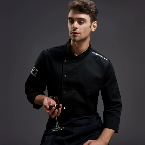 Catering Chef Work Одежда с длинными рукавами мужчина и женщины зимний высококачественный западный ресторан отель кухня шеф-повар