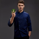Catering Chef Work Одежда с длинными рукавами мужчина и женщины зимний высококачественный западный ресторан отель кухня шеф-повар