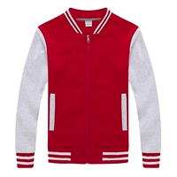 WSX518 Красный серой рукав (тонкий бархат)