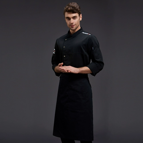 Catering Chef Work Одежда с длинными рукавами мужчина и женщины зимний высококачественный западный ресторан отель кухня шеф-повар