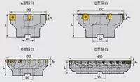 Оригинальная аутентичная Zhuzhou 90 ° CNC Melling Cutter Plate FMP02-080-A27-SE12-06 Диаметр φ80