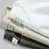 Хлопковая летняя приятная телу футболка с коротким рукавом подходит для мужчин и женщин, 220 грамм