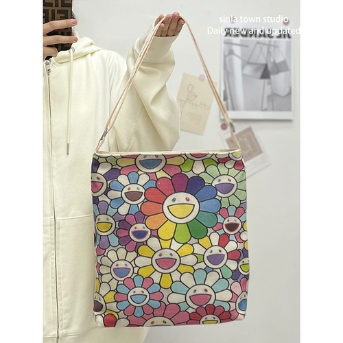 Вместительная и большая сумка через плечо, модная сумка на одно плечо, шоппер, коллекция 2023