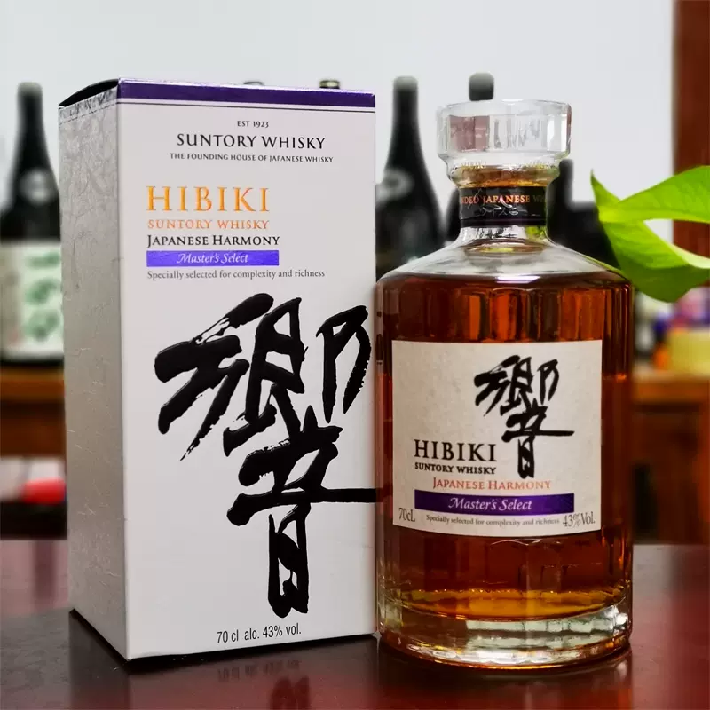 现货日本原装进口洋酒Hibiki三得利响15年红酒桶威士忌700ml43度-Taobao