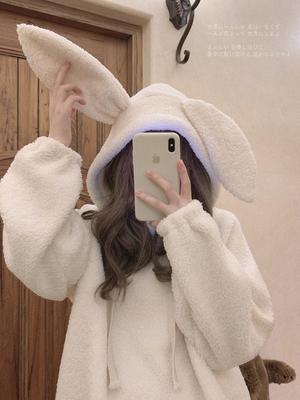 taobao agent Soft velvet cute fleece hoody