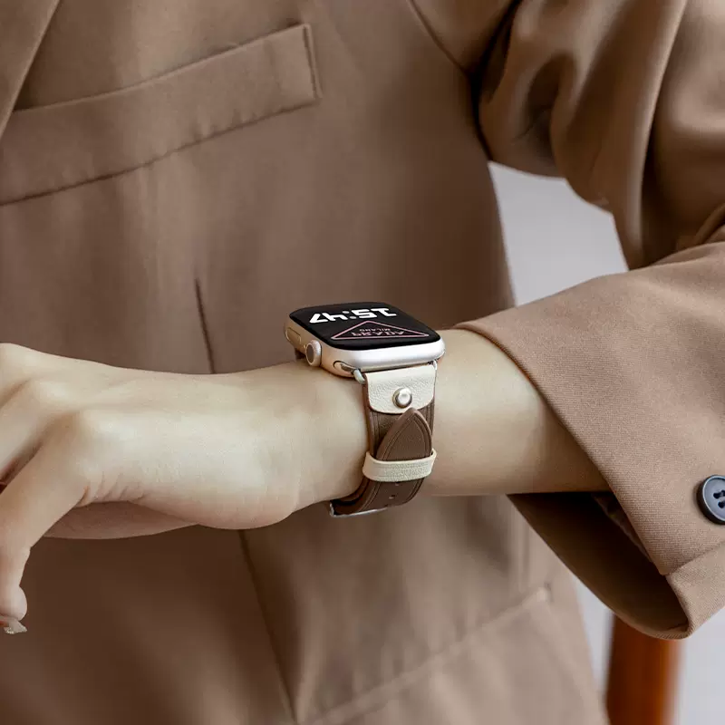 适用apple watch7/8代表带iwatch七代替换表带苹果se陶瓷6/5/4/3/Ultra