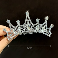 1-Extra-Large Flash Diamond Crown Combing