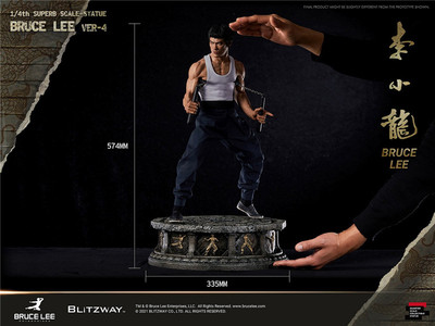 taobao agent Blitzway BW-SS-201901 1/4 pays tribute to Li Xiaolong-Bruce Lee statue fourth edition of spot