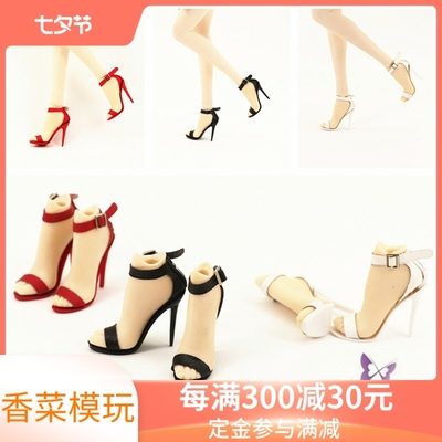 taobao agent 1/6 female soldier high -heeled sandals model is really suitable