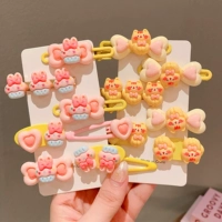 Розовый желтый комплект с бантиком