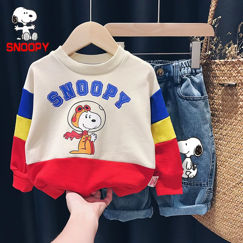 Nuby, snoopy, детский весенний карнавальный свитшот с мультяшным принтом для мужчин и женщин, коллекция 2023