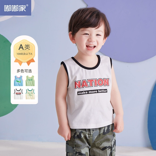 Детская тонкая футболка без рукавов, детский комбинезон, костюм мальчика цветочника, летняя одежда для отдыха, в западном стиле