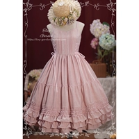 Длинное элегантное платье без рукавов с бантиком, стиль Лолита, Lolita Jsk