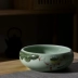 Rửa trà lớn Bộ trà Kung Fu Bút rửa phụ kiện gốm Nghi lễ trà Sáu quý ông không phân phối cốc nước rửa Hoa thủy tiên - Trà sứ