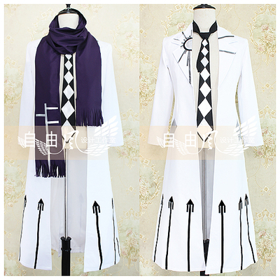 taobao agent [Free Wind] Forever Seven Days of COS COS Server COS Wig Silver Uniform men's clothing men's clothing