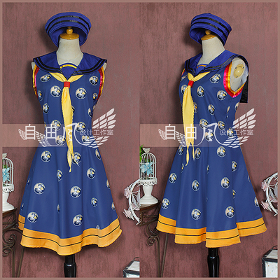 taobao agent [Freedom] Jojo Joe Qiao Gospel COS clothing Hiroshis Kangsui Anime Game Women's Sleel Sleeping Skirt