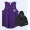 V05紫色背心+三分裤(带内衬）-Q灰