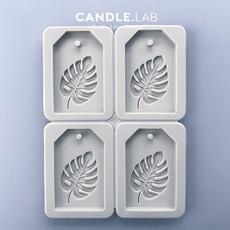 Ароматерапия DIY материалы/инструменты candle.lab | 龟背竹挂牌diy香薰石膏蜡烛扩香石手工硅胶模具17