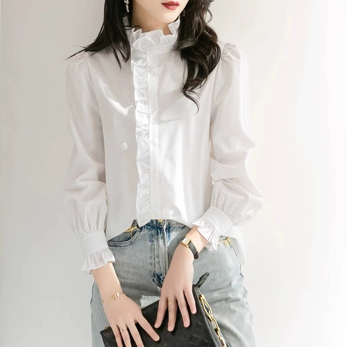 Весенняя дизайнерская модная базовая рубашка, 2025 года, тренд сезона