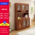Tủ bếp Trung Quốc kiểu mới Trung Quốc khung gỗ chắc chắn công suất lớn tủ khóa đa chức năng tủ rượu phòng khách tủ bếp hiện đại - Buồng