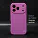 Minimalist Matte Dark Gray Orange Camera Magsafe Liquid Silicone Phone Case for iPhone 17, 16, 15, 14 and 13
