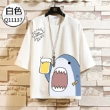 Tide, летняя трендовая футболка, короткий рукав, большой размер, свободный крой