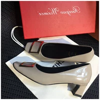 Патентная кожаная слон серая