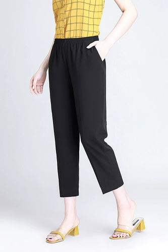 Тонкие шелковые белые штаны для матери, оверсайз